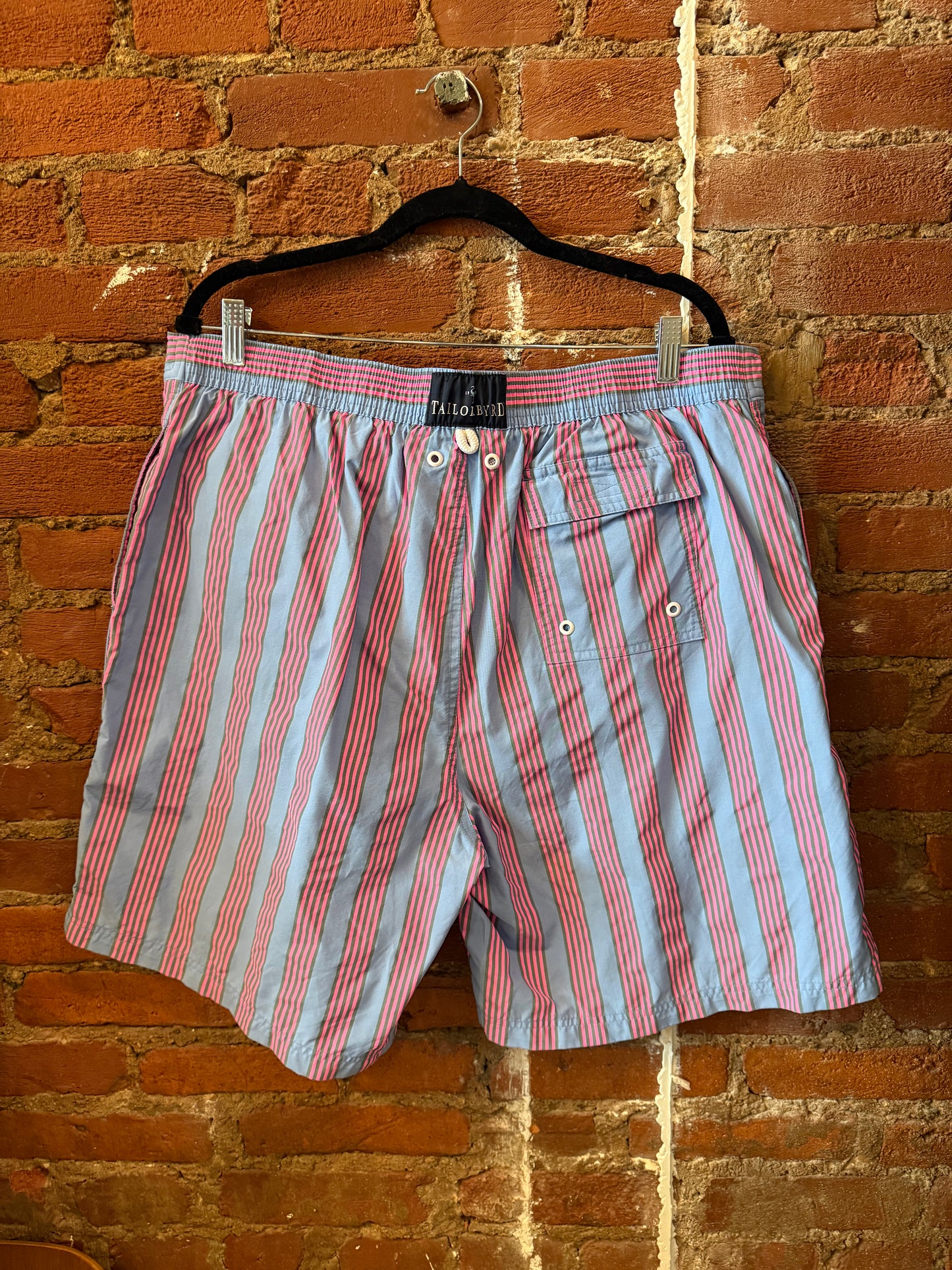 Blue & Pink Striped Swim