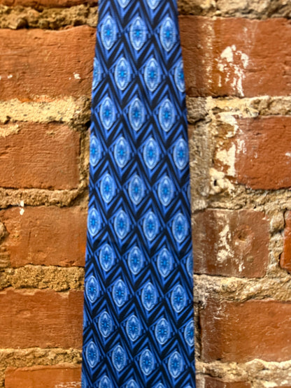 Blue R&R Silk Tie