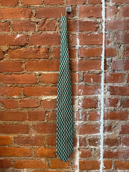St. George Green Silk Tie