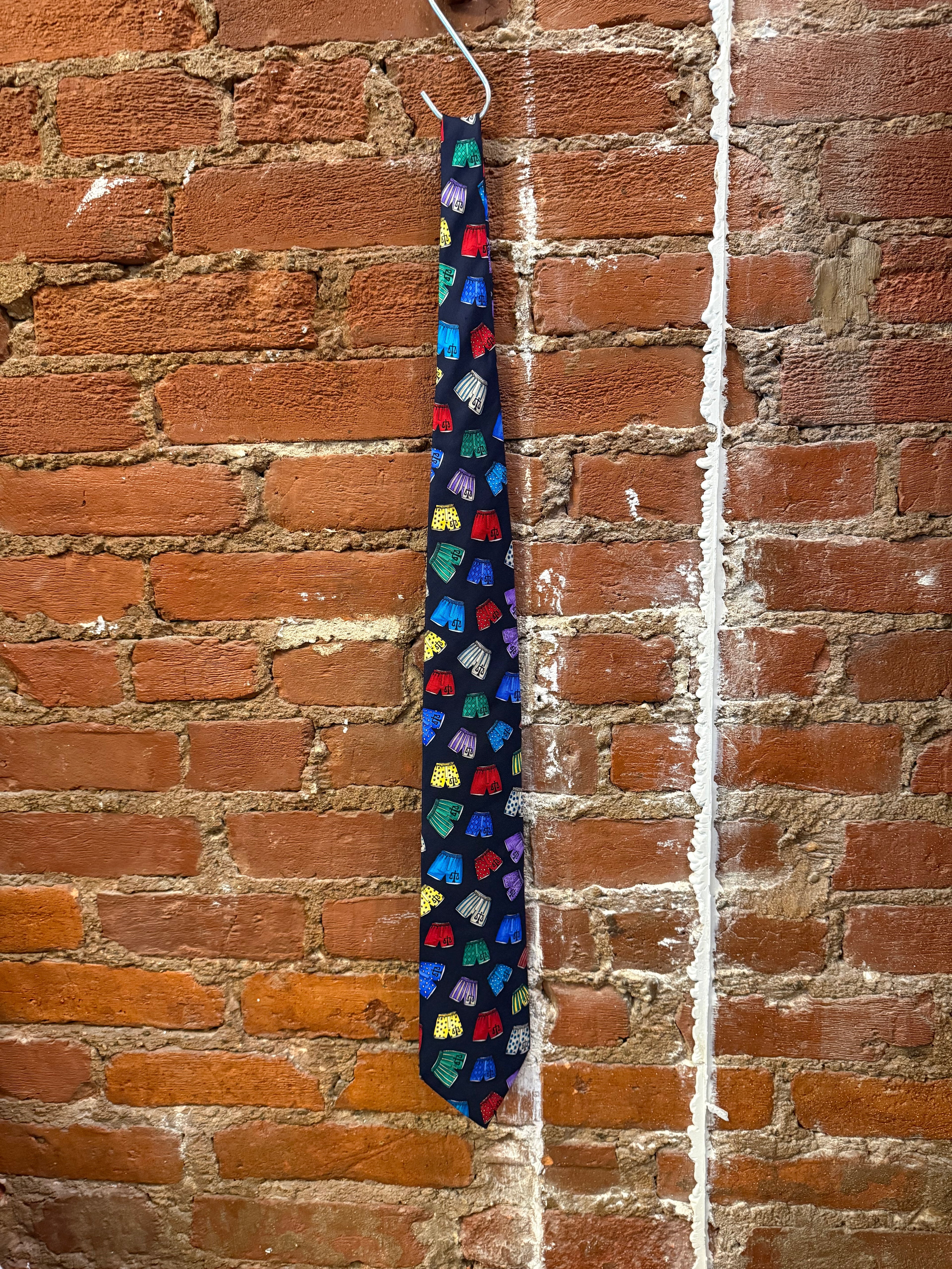Legal Briefs Navy Tie