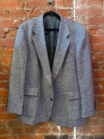 Navy & Cream Twill Jacket 46L
