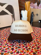 Bourbon & Bad Decisions Two Tone Hat