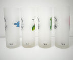 Set of 4 Vintage Golfing Hazards Glassware