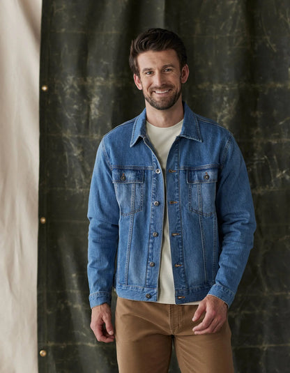 Paxton'sDenim Trucker JacketJacketDenim,fashion,Jacket,mens style,menswear,PATRIOTIC,preppy,preppy style