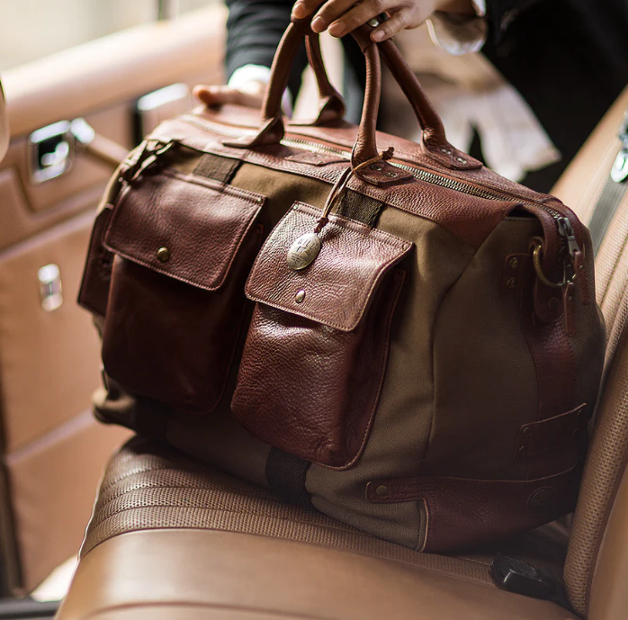 Paxton'sCanvas & Leather Travel DuffleAccessoriesAccessories,bourbon,fashion,mens accessories,mens style,style