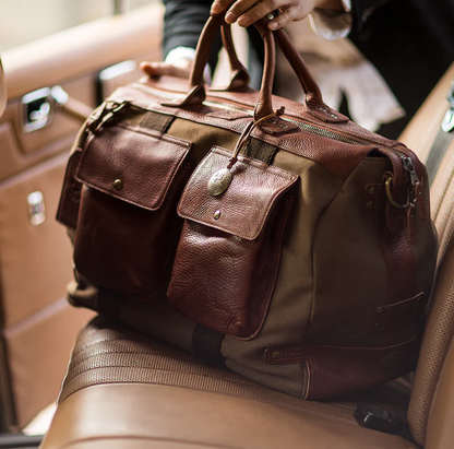 Paxton'sCanvas & Leather Travel DuffleAccessoriesAccessories,bourbon,fashion,mens accessories,mens style,style