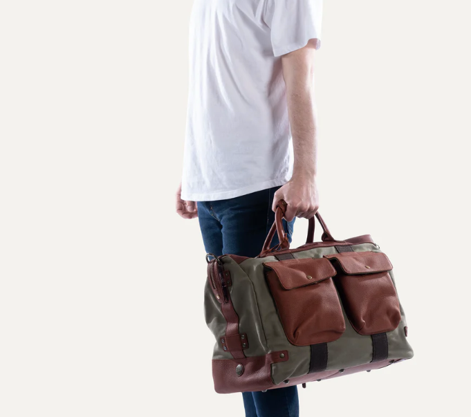 Paxton'sCanvas & Leather Travel DuffleAccessoriesAccessories,bourbon,fashion,mens accessories,mens style,style