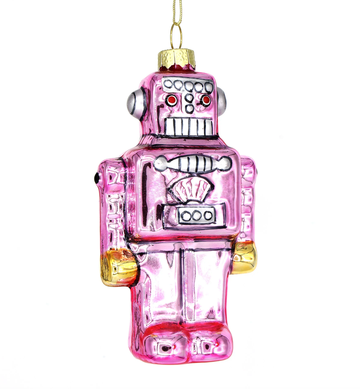 Pink Robot Ornament