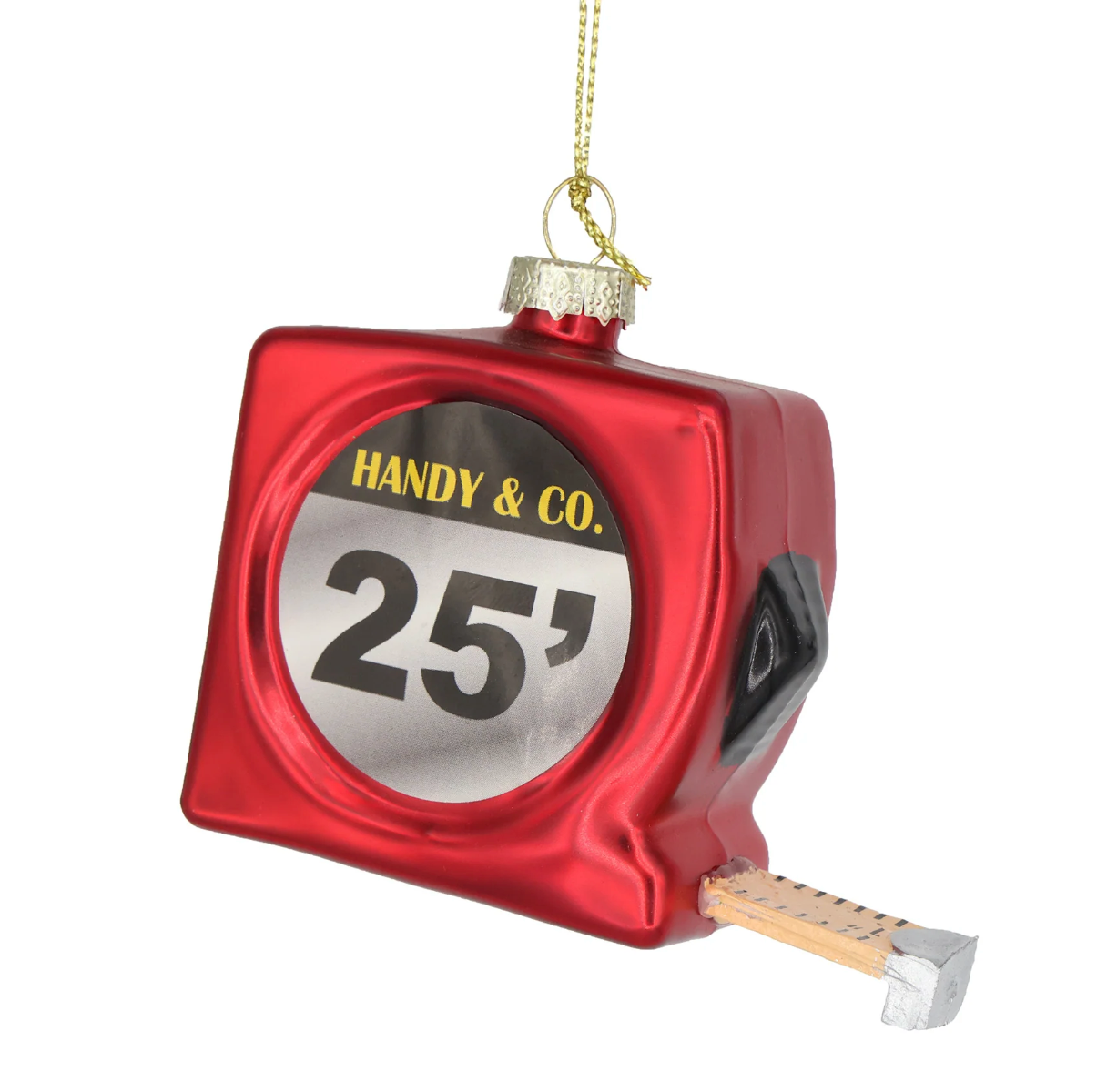 Red Measuring Tape Ornament