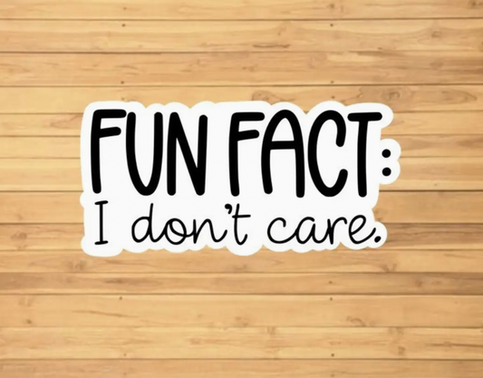 Fun Fact Sticker