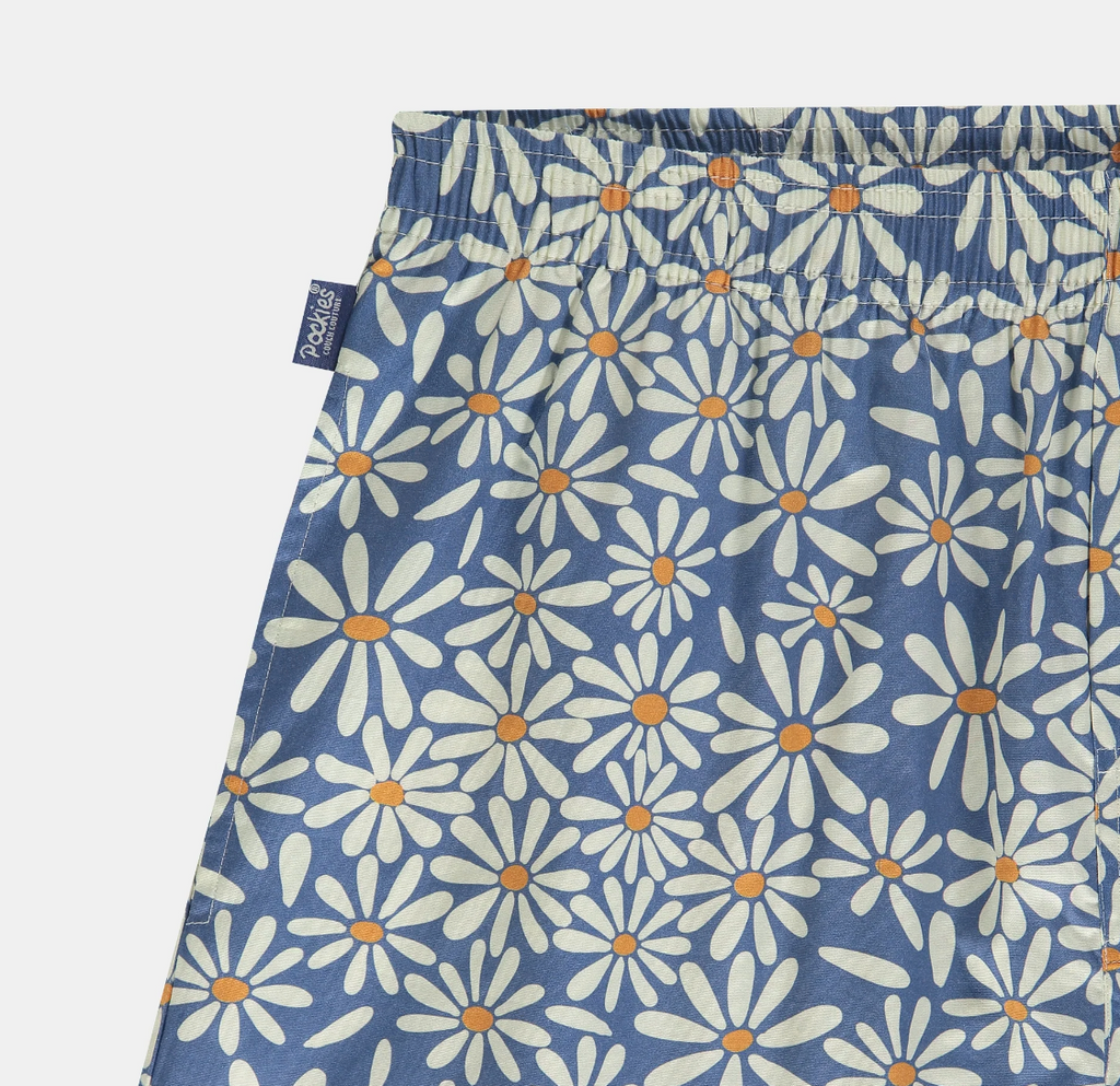 Blue Daisy Boxers