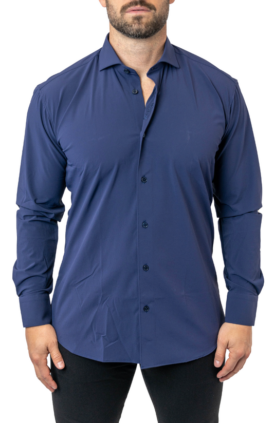 Maceoo Einstein Stretch Button Up