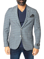 Maceoo Irish Green Gingham Blazer