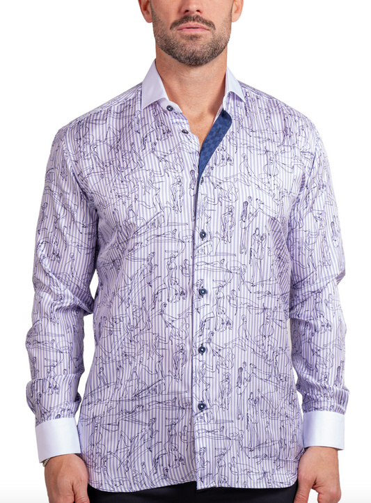 S*xy Button Up Dress Shirt