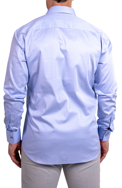 Soft Stretch Light Blue Dress Shirt
