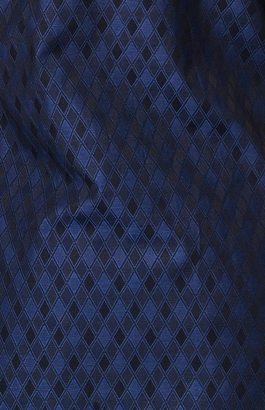 Fresh Navy Losange Button Up