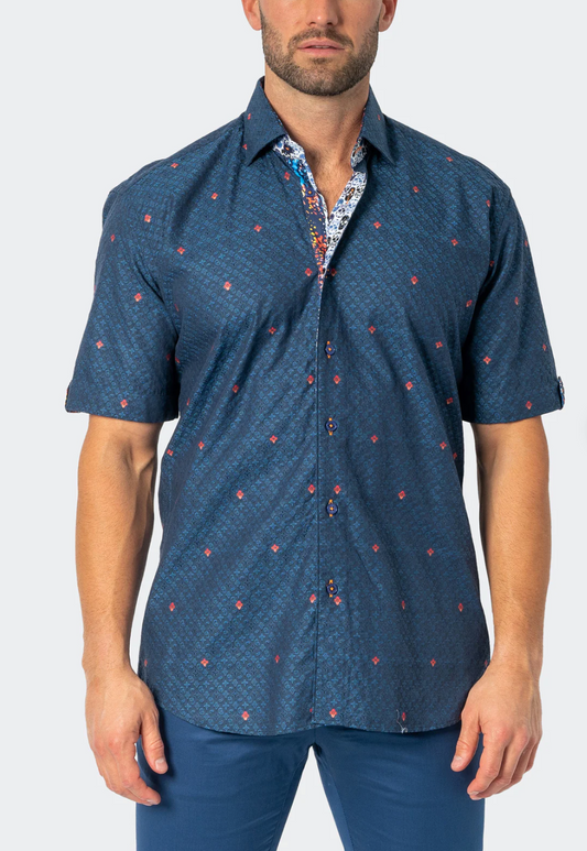 Galileo Iconmulti Blue Button Up