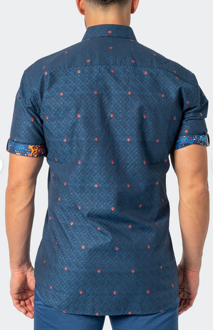 Galileo Iconmulti Blue Button Up
