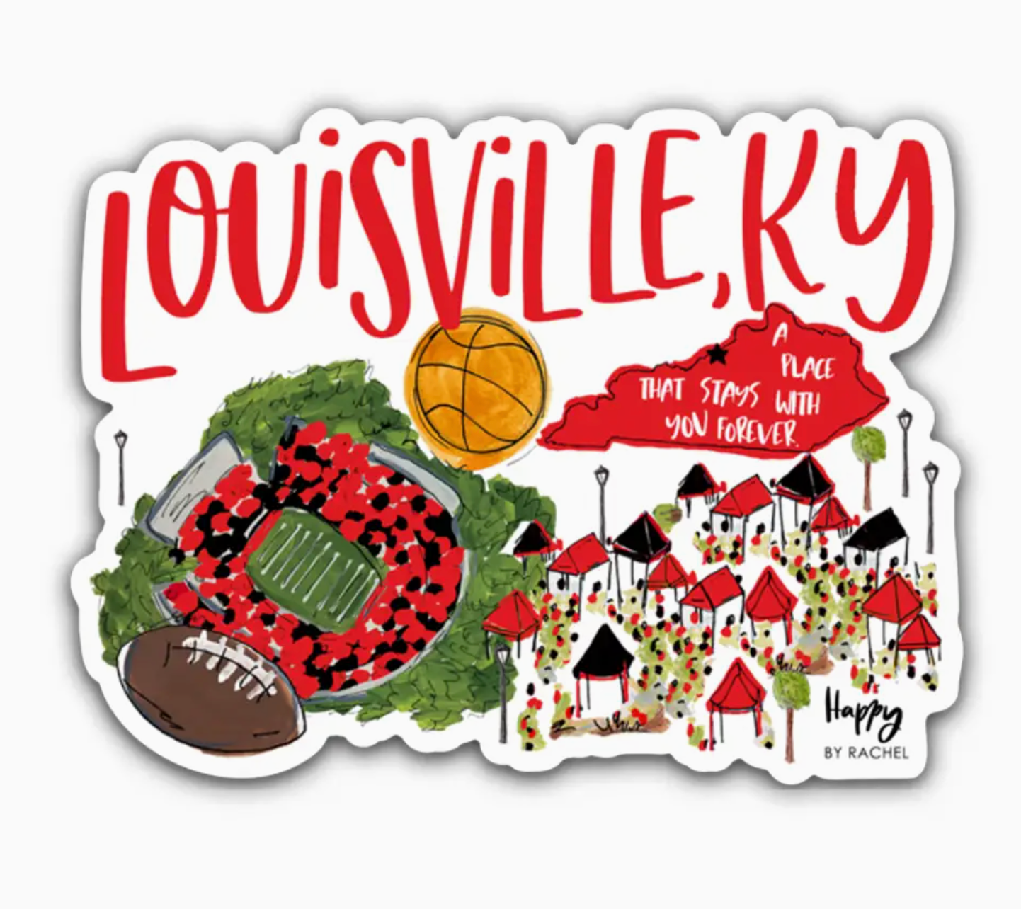 Louisville, KY Sticker