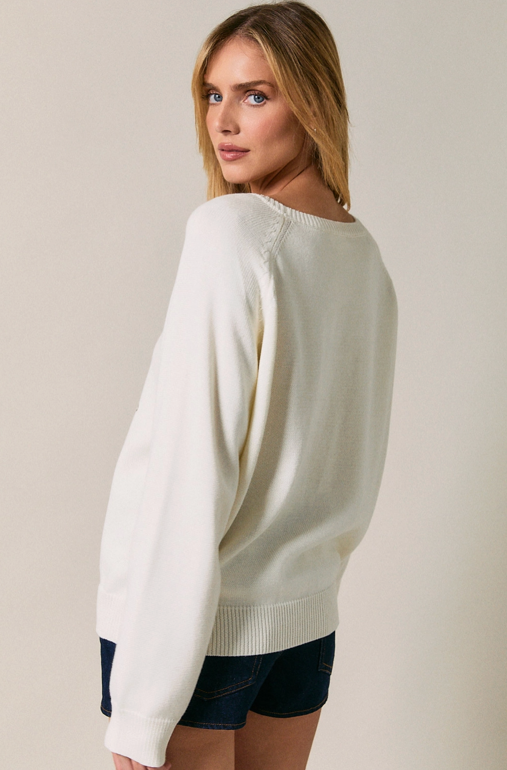 Cowboy Dog Graphic Sweater