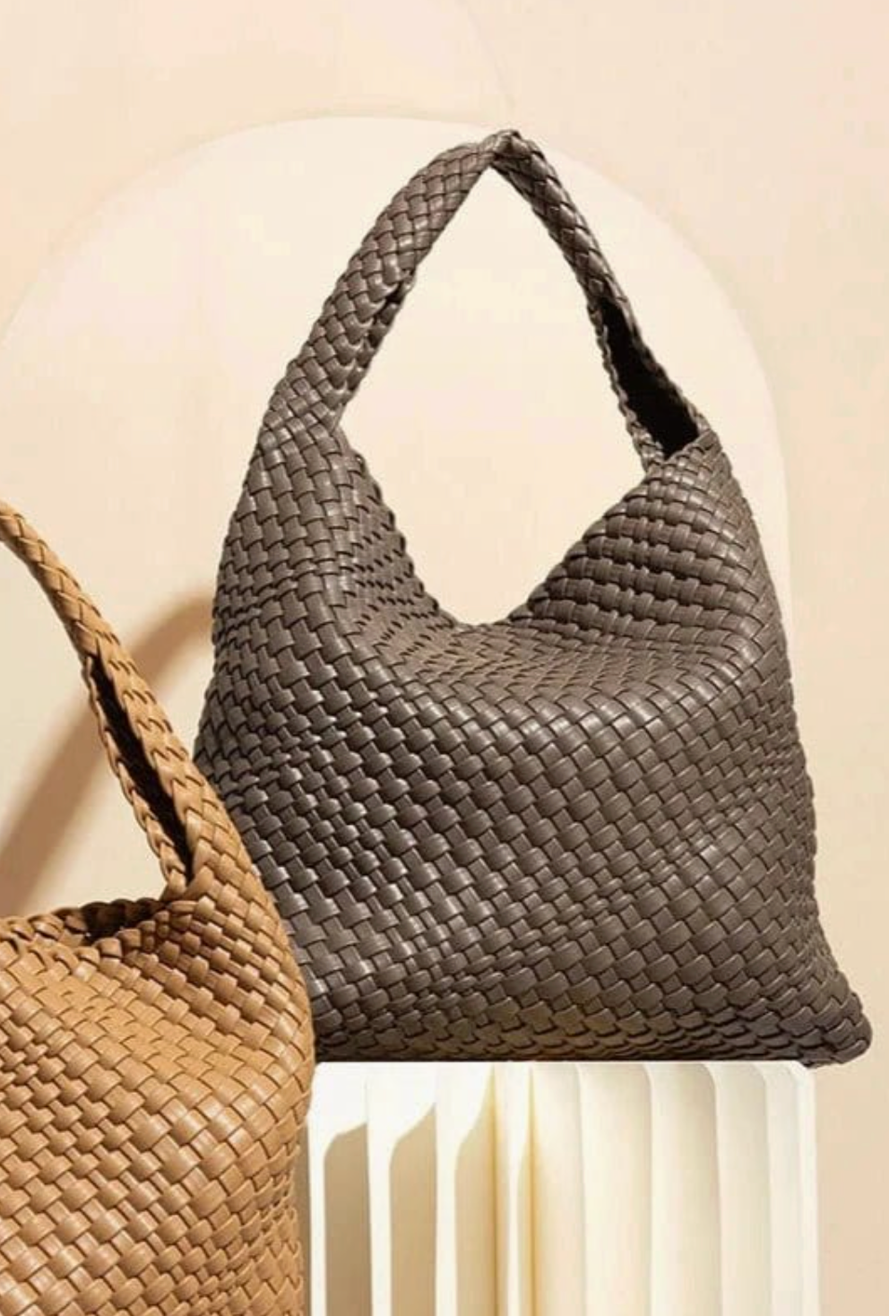 Tiara Woven Hobo Tote Bag