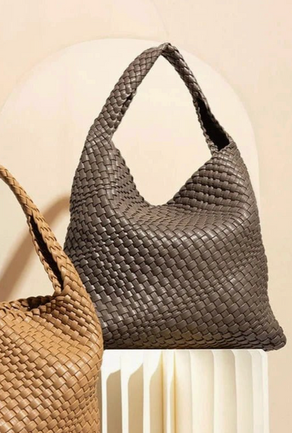 Tiara Woven Hobo Tote Bag