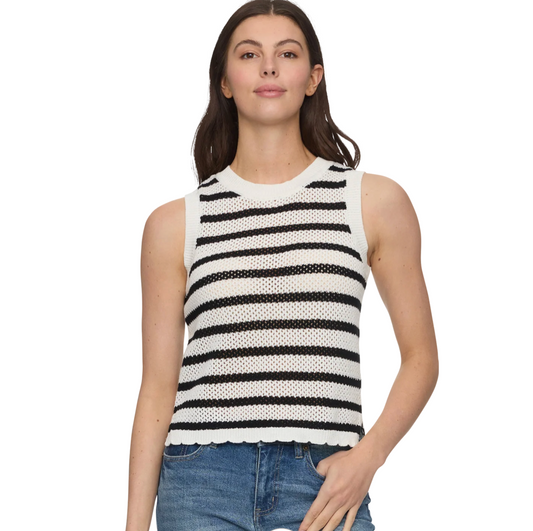 IRIS STRIPE SWEATER TANK