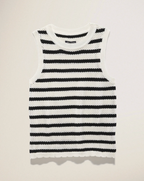 IRIS STRIPE SWEATER TANK