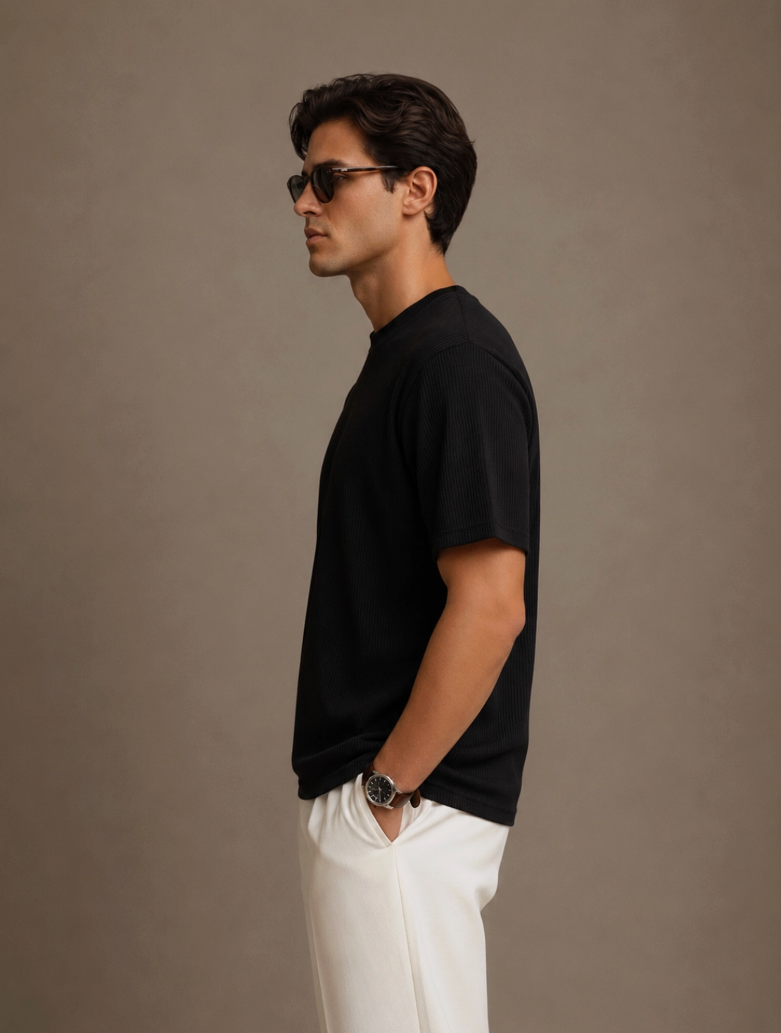 Men's Short Sleeve Textured T-Shirts
