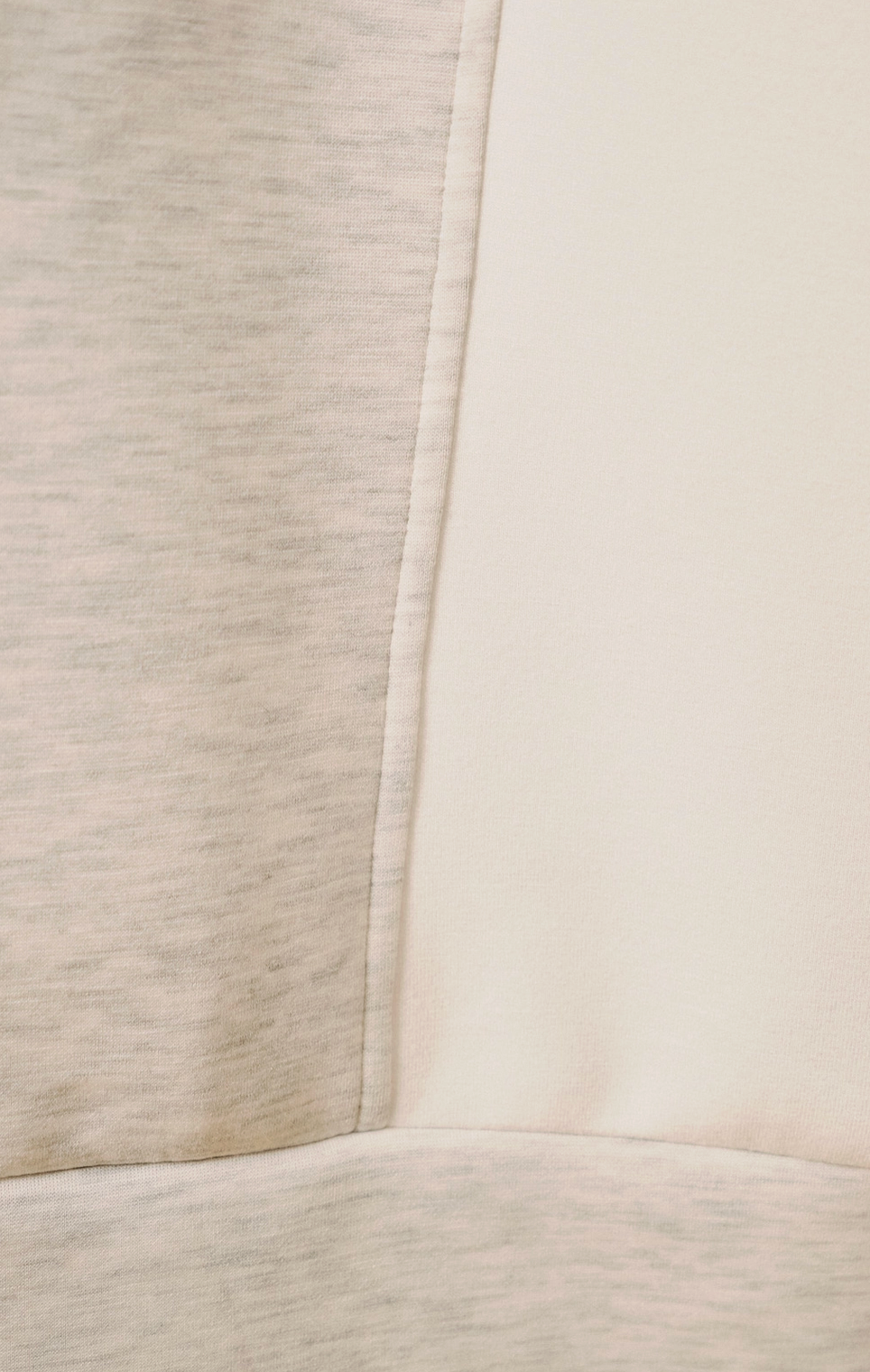 Crew Neck Long Sleeve Color Block Oversize Top