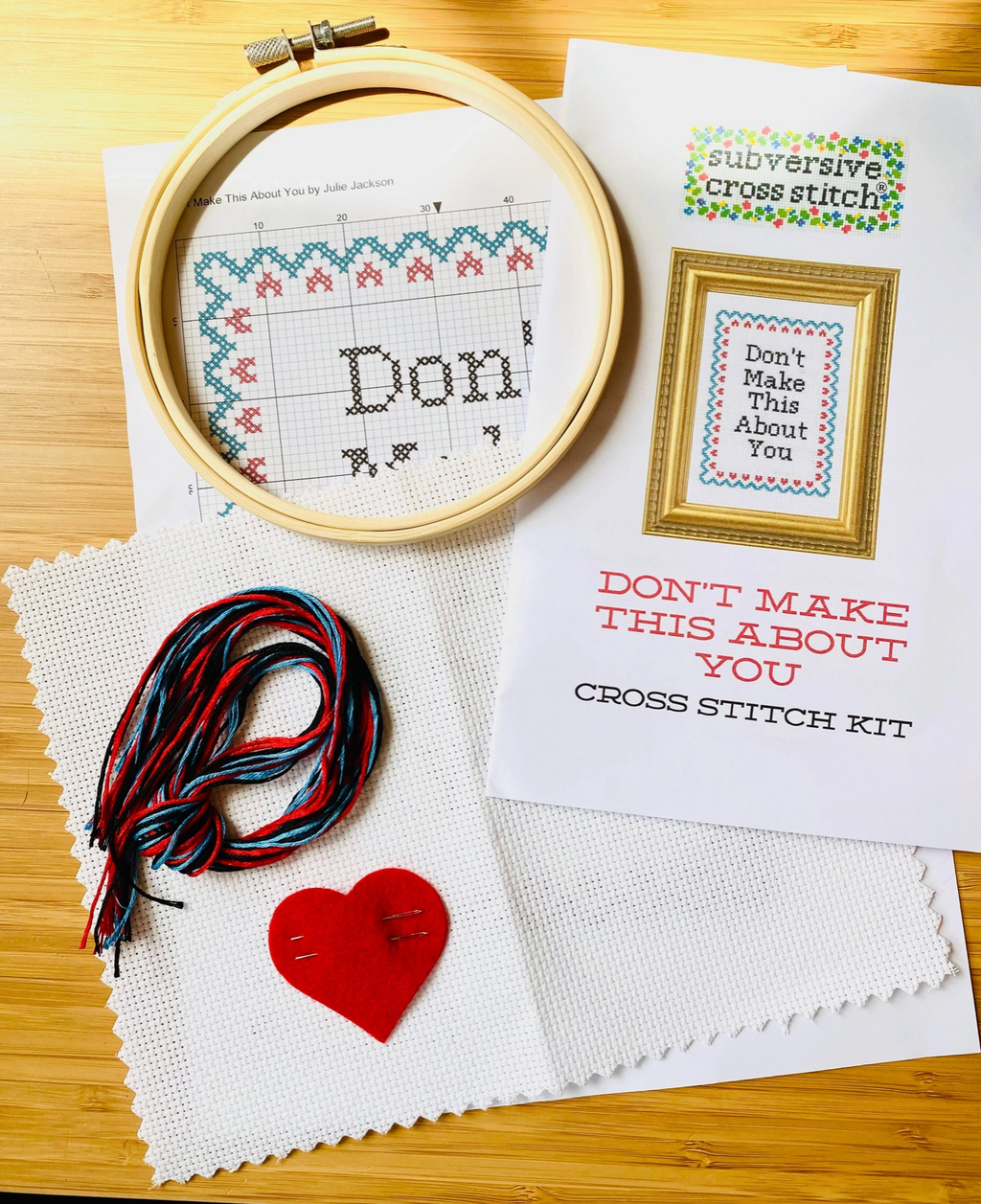 Subversive Cross Stitch Kits *For Adults