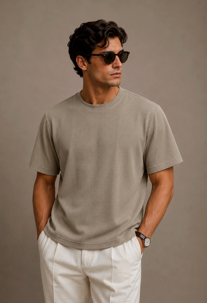 Men's Short Sleeve Textured T-Shirts