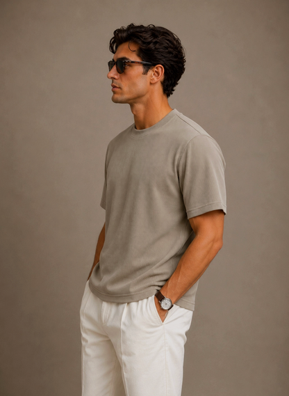 Men's Short Sleeve Textured T-Shirts