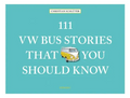 Paxton's111 VW Bus Stories That You Should Know Coffee Table BookGiftGift,Home Decor