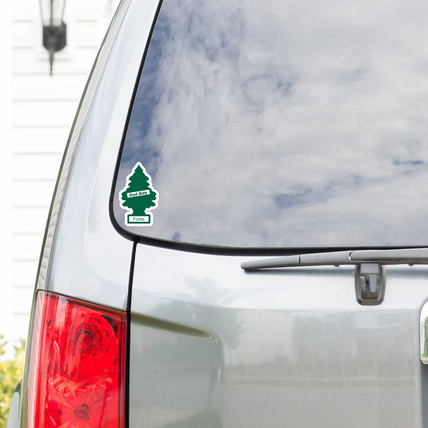 Fresh Outta Fucks Tree Vinyl Sticker