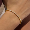 Tamsin 18K Gold Non-Tarnish Cz Tennis Chain Bracelet