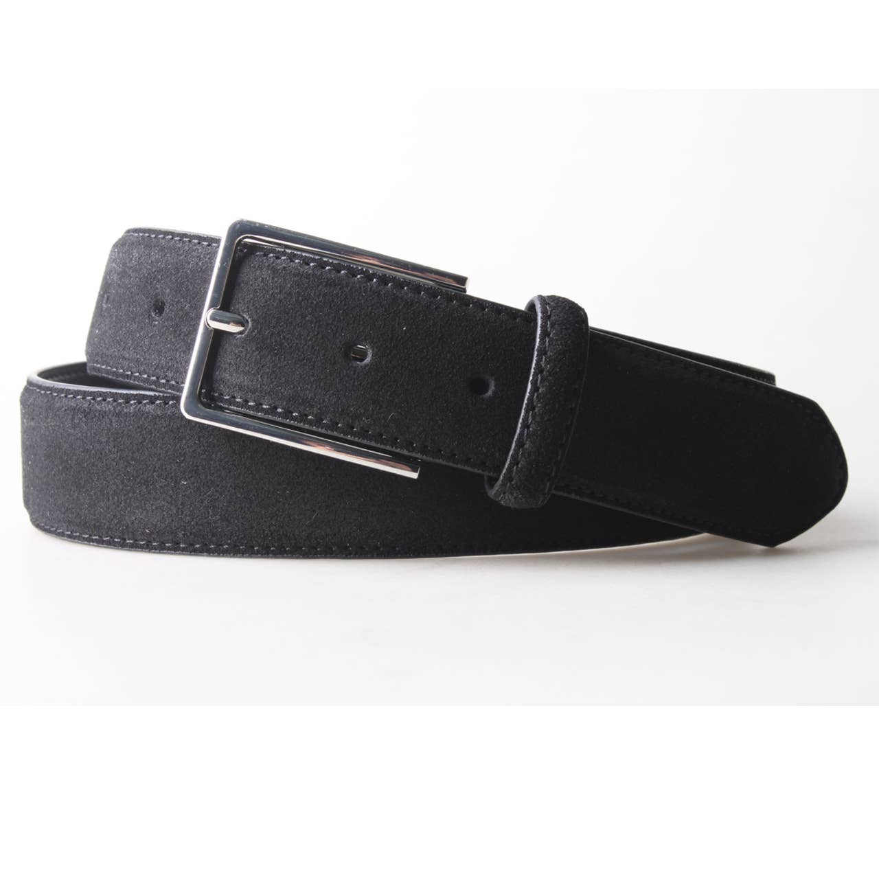 Paxton'sRemy Suede Leather 3.5 CM Belt BlackBeltAccessories,belt