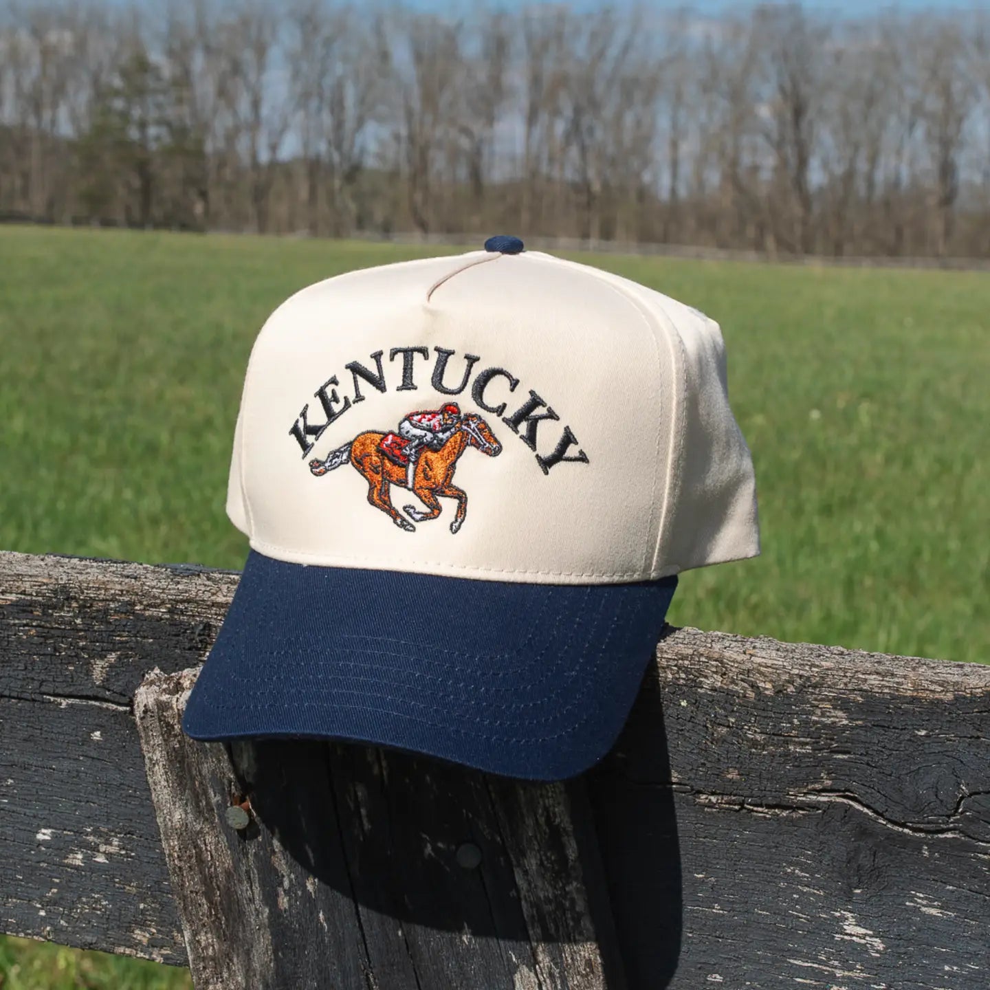 Navy Kentucky Hat