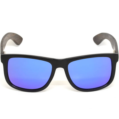 Paxton'sSquare Ebony Wood Sunglasses with Blue Polarized LensesAccessoriesAccessories,Sunglasses