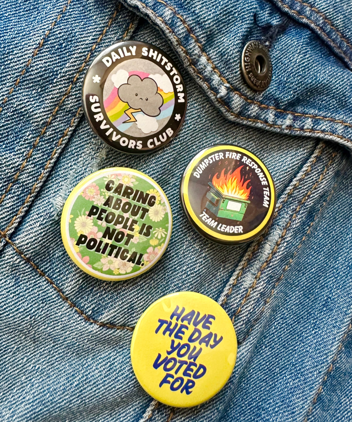 Have The Day You Voted For Button