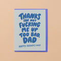 Thanks Dad Funny Father's Day Card