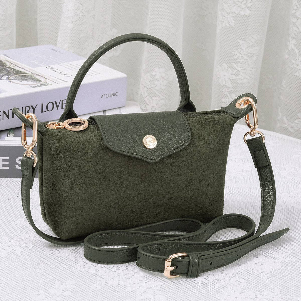 Penny Suede Mini Crossbody Bag