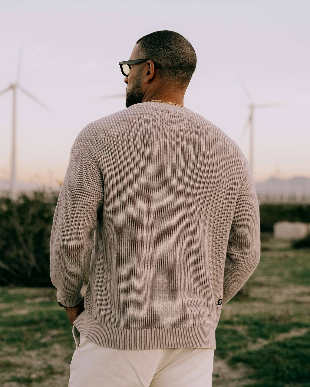 Fisherman Cardigan - Mineral