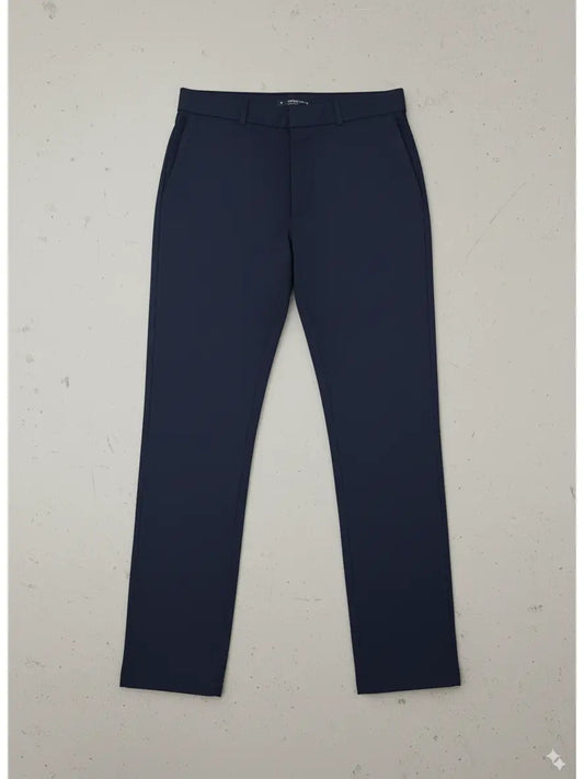 Navy Chino Stretch Twill Pants