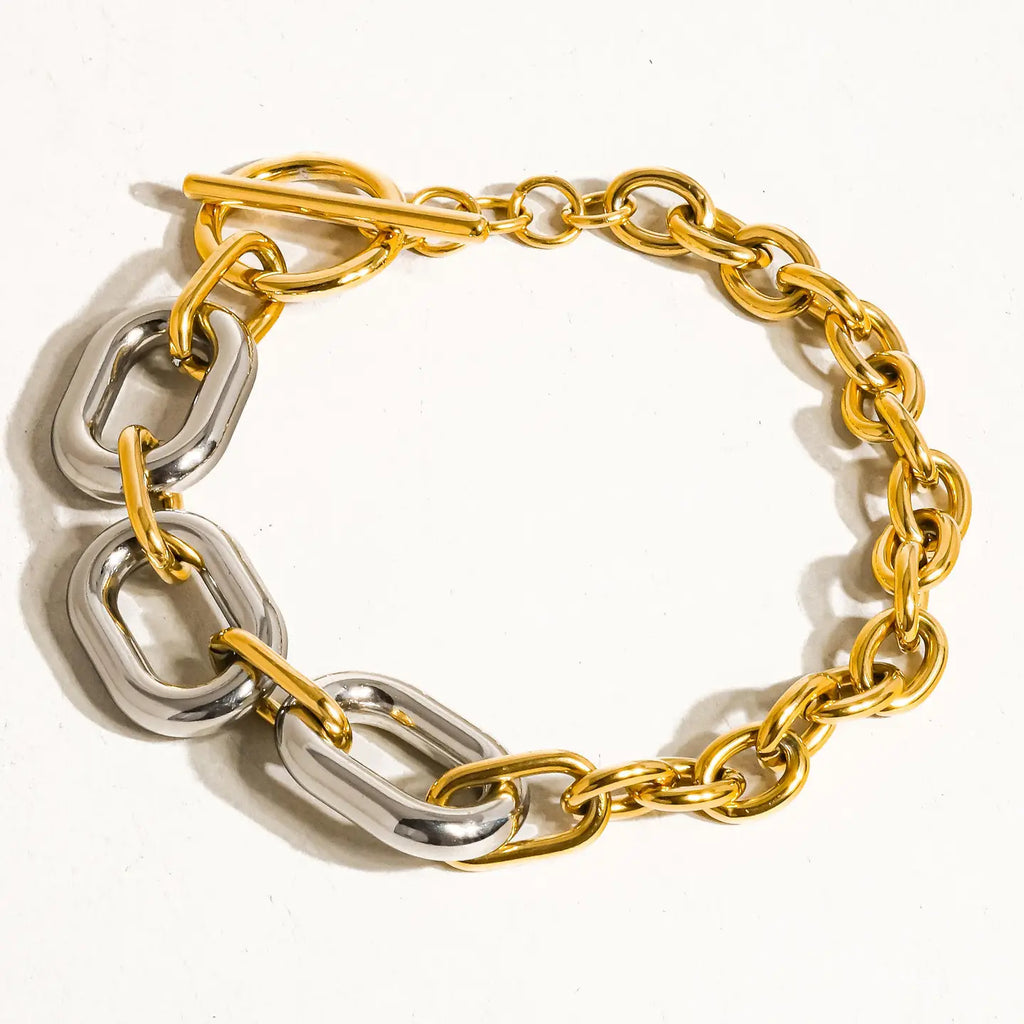 Lanni 18K Gold Non-Tarnish Multi Chain Bracelet