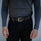 Paxton'sGrant Textured Leather 3.5 CM BeltBeltAccessories,belt