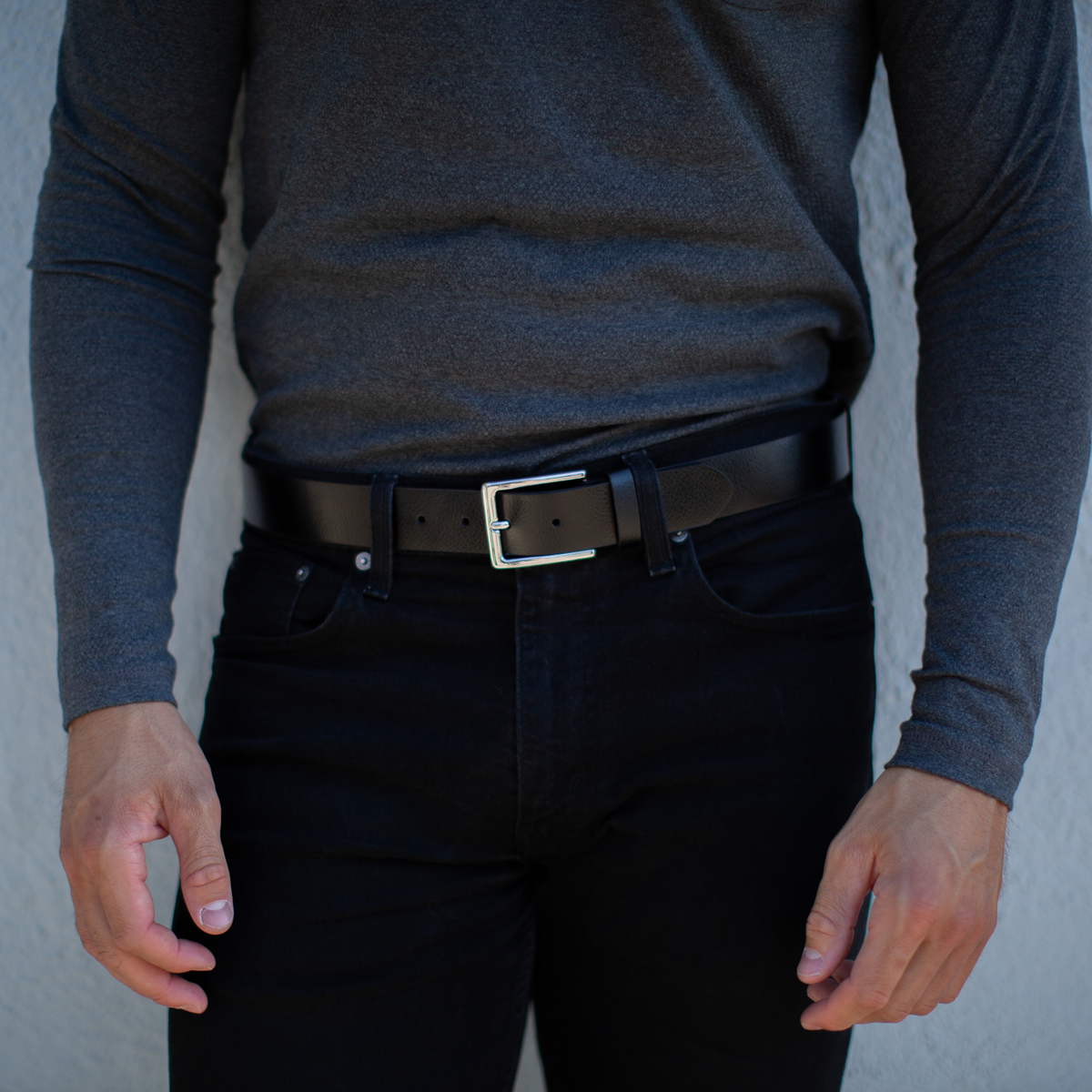 Paxton'sGrant Textured Leather 3.5 CM BeltBeltAccessories,belt