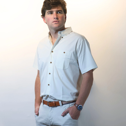 Western Button Down (Pearl)