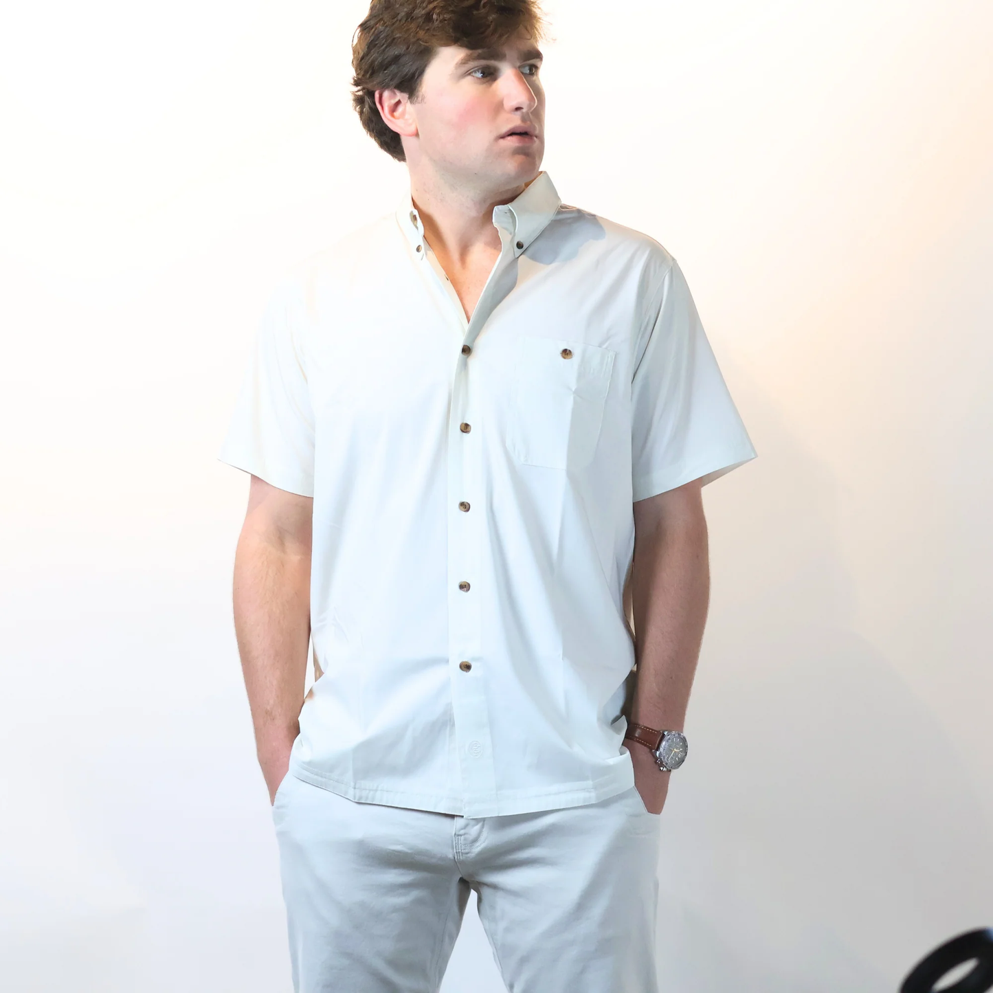 Western Button Down (Pearl)