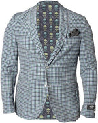 Maceoo Irish Green Gingham Blazer